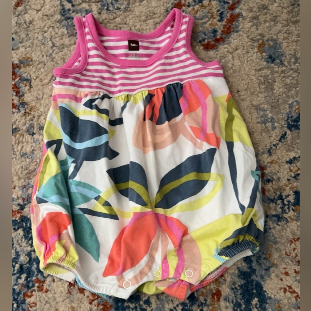 Tea Collection 3-6 months romper